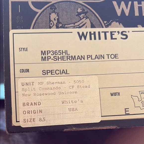 White’s CFS New Rosewood Unicorn MP Sherman - Picture 7 of 7